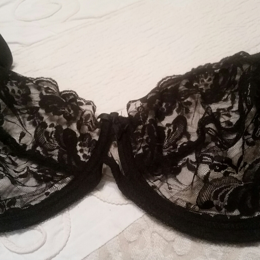 Woman Within black lace bra 42 D